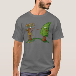T-shirt Embarras d'automne Funny Tree51
