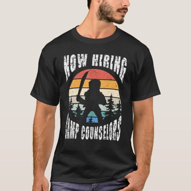 T-shirt Embaucher maintenant des conseillers de camp Hallo (Devant)
