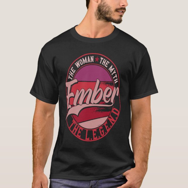 T-shirt Ember la Dame du Mythe de la Légende (Devant)