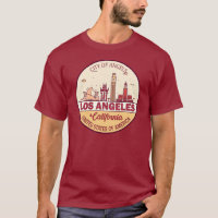 Emblem de Los Angeles California City Skyline