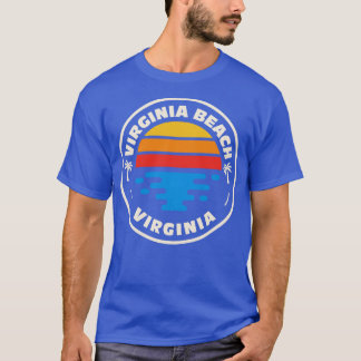 T-shirt Emblem de plage Vintage de Virginia Beach Retro