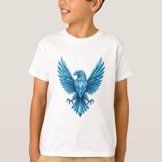 T-shirt Emblème d'aigle de cristal - Symbole de liberté et