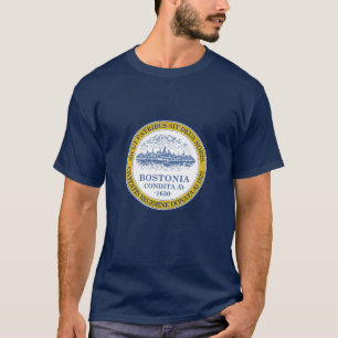 T-shirt Emblème de Boston, le Massachusetts