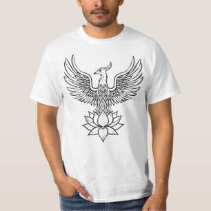 T-shirt Emblème de flamme Phoenix