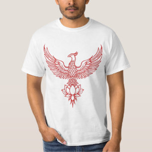 T-shirt Emblème de flamme Phoenix