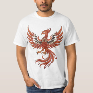 T-shirt Emblème de flamme Phoenix