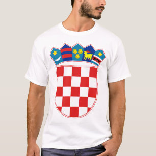 T-shirt emblème de la Croatie