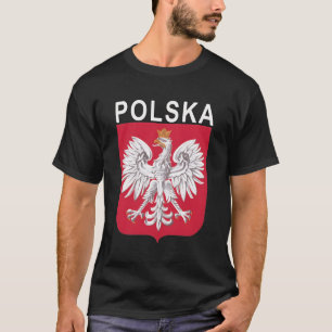 T-shirt Emblème de l'aigle Polska Pologne