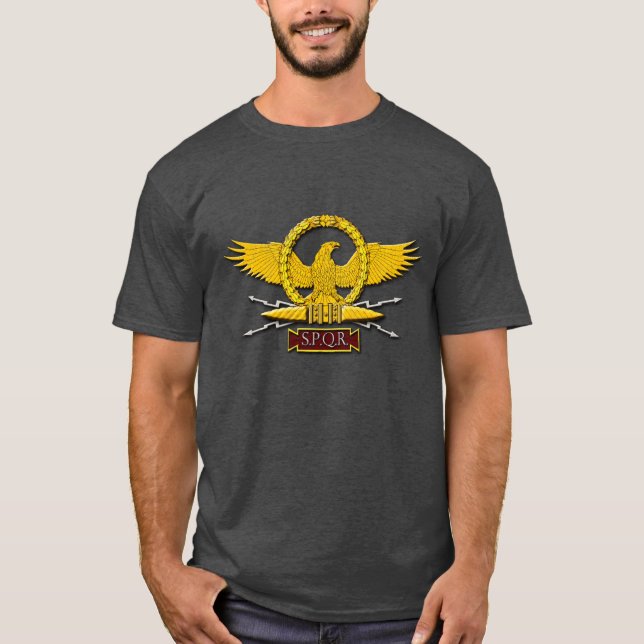 T-shirt Emblème de l'aigle SPQR de l'Empire romain et t-sh (Devant)