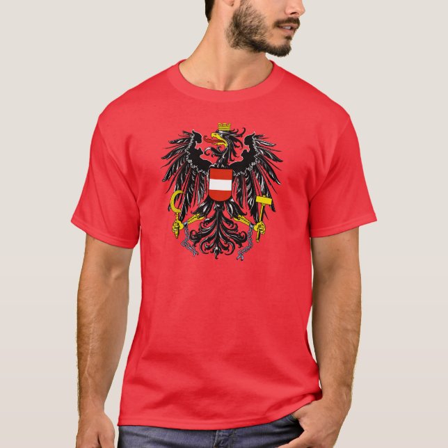 T-shirt emblème de l'autriche (Devant)