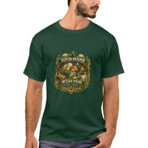 Emblème de lutin de pub irlandais personnalisé