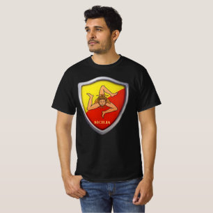 T-Shirt Emblème de Sicile/Sicilia