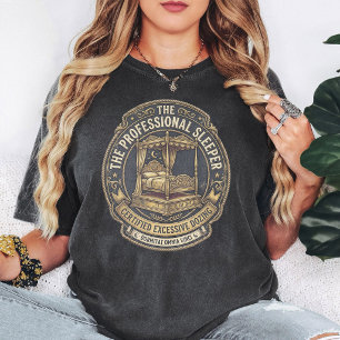 T-shirt Emblème de somnolence certifiée pour dormeur profe