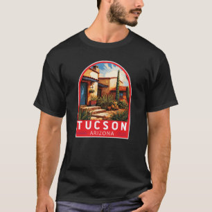 T-shirt Emblème de Tucson Arizona Travel Art