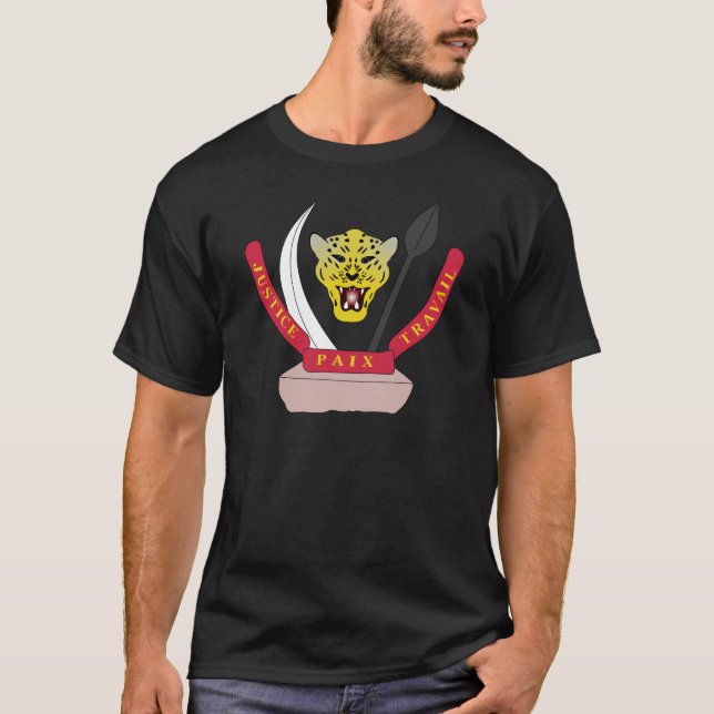 T-shirt emblème démocratique du congo (Devant)