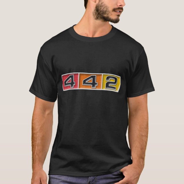 T-shirt Emblème d'Oldsmobile 442 (Devant)