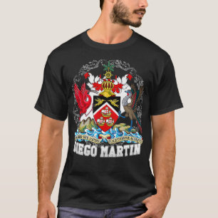 T-shirt Emblème Drapeau de Trinité-et-Tobago Diego Martin