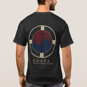 T-shirt Emblème du dragon coréen Taegeuk