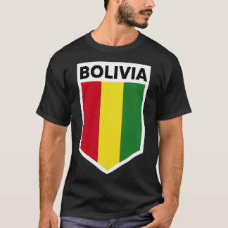 T-shirt Emblème du drapeau bolivien
