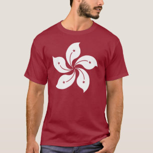 T-shirt Emblème du drapeau de Hong Kong