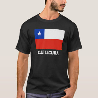 T-shirt Emblème du drapeau de la République du Chili de Qu
