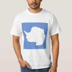 T-shirt Emblème du drapeau de l'Antarctique