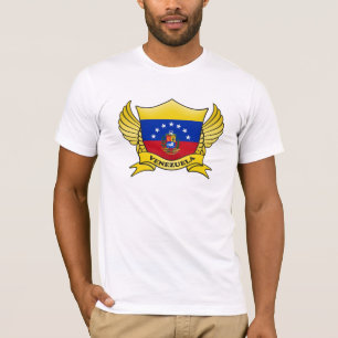 T-shirt Emblème du drapeau du Venezuela