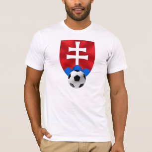 T-shirt Emblème du football de la Slovaquie pour Slovaks