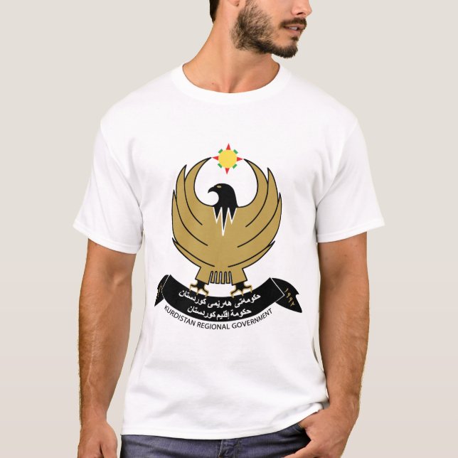 T-shirt emblème du kurdistan (Devant)