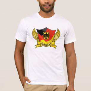 T-shirt Emblème du pavillon de l'Allemagne