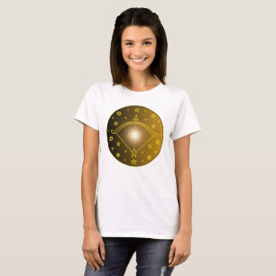 T-shirt Emblème du zodiaque Sagittaire Symbole céleste min