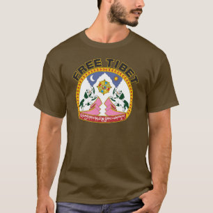 T-shirt Emblème libre du Thibet