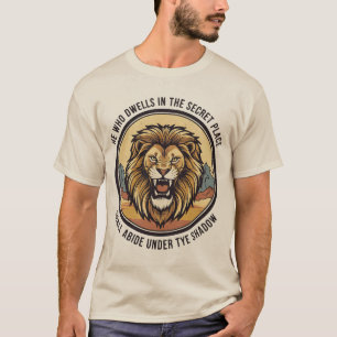 T-shirt Emblème majestueux du lion rugissant