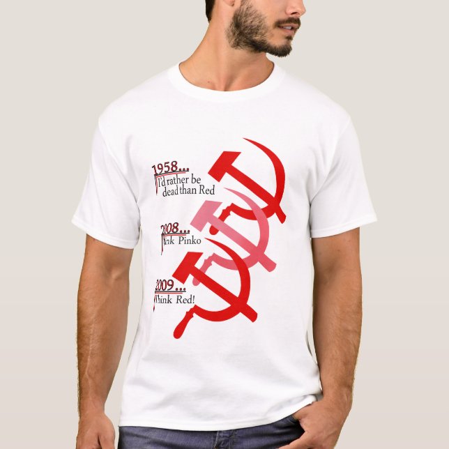 T-shirt Emblème Marteau Russe Et Faucille (Devant)