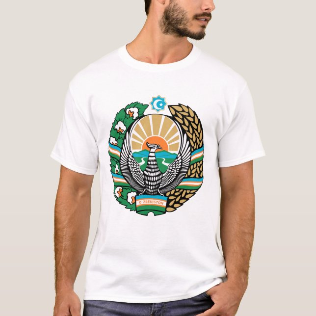 T-shirt emblème ouzbek (Devant)