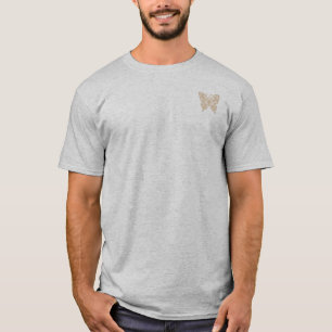 T-shirt Emblème Papillon en Dentelle Naturelle Blossom B