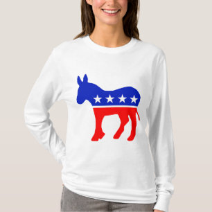 T-shirt Emblème politique du parti démocratique (âne)