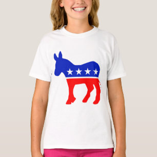 T-shirt Emblème politique du parti démocratique (âne)