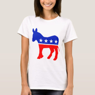 T-shirt Emblème politique du parti démocratique (âne)