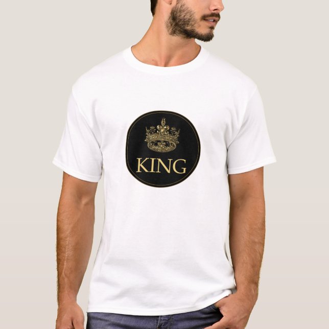 T-shirt Emblème royal du roi et de la couronne (Devant)