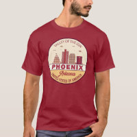 Emblème Skyline Ville Phoenix Arizona