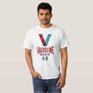 T-shirt Emblème Vintage de l'Huile de Course