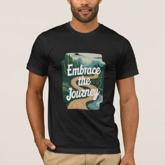 T-shirt Embrace the Journey sticker