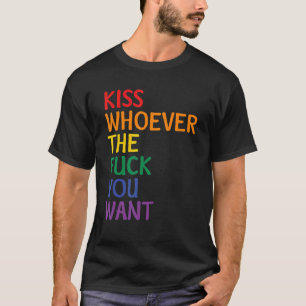 T-shirt Embrasse Celui Que Vous Voulez Lgbt Rainbow Pride