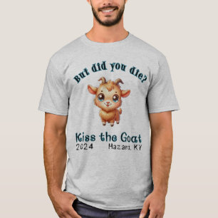 T-shirt Embrasse la chèvre 2024 avec retour Tee