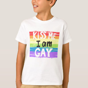 T-shirt Embrasse-moi je suis gay