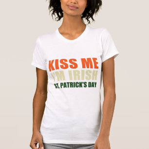 T-shirt Embrasse-moi, je suis irlandais