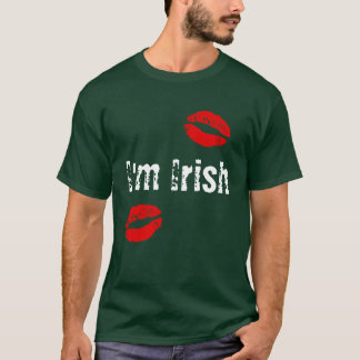 T-Shirt Embrasse-Moi Je Suis Irlandais