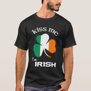 T-shirt Embrasse-Moi Je Suis Irlandais St Patrick'S Day
