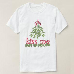 T-shirt embrasse-moi sous le faux T Shirt